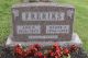 Grafsteen H J Freriks en A N Franz op New Lexington Cemetery, New Lexington, Perry County, Ohio, USA