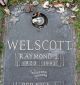 Grafsteen R J Welscott op Restlawn Memorial Gardens Holland Ottawa County, Michigan, USA